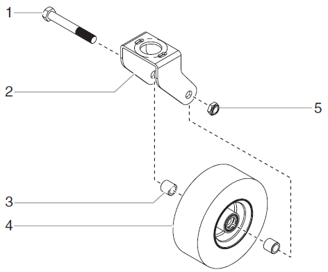 LineCrew 750 Wheel Assembly (P/N 0509750)
